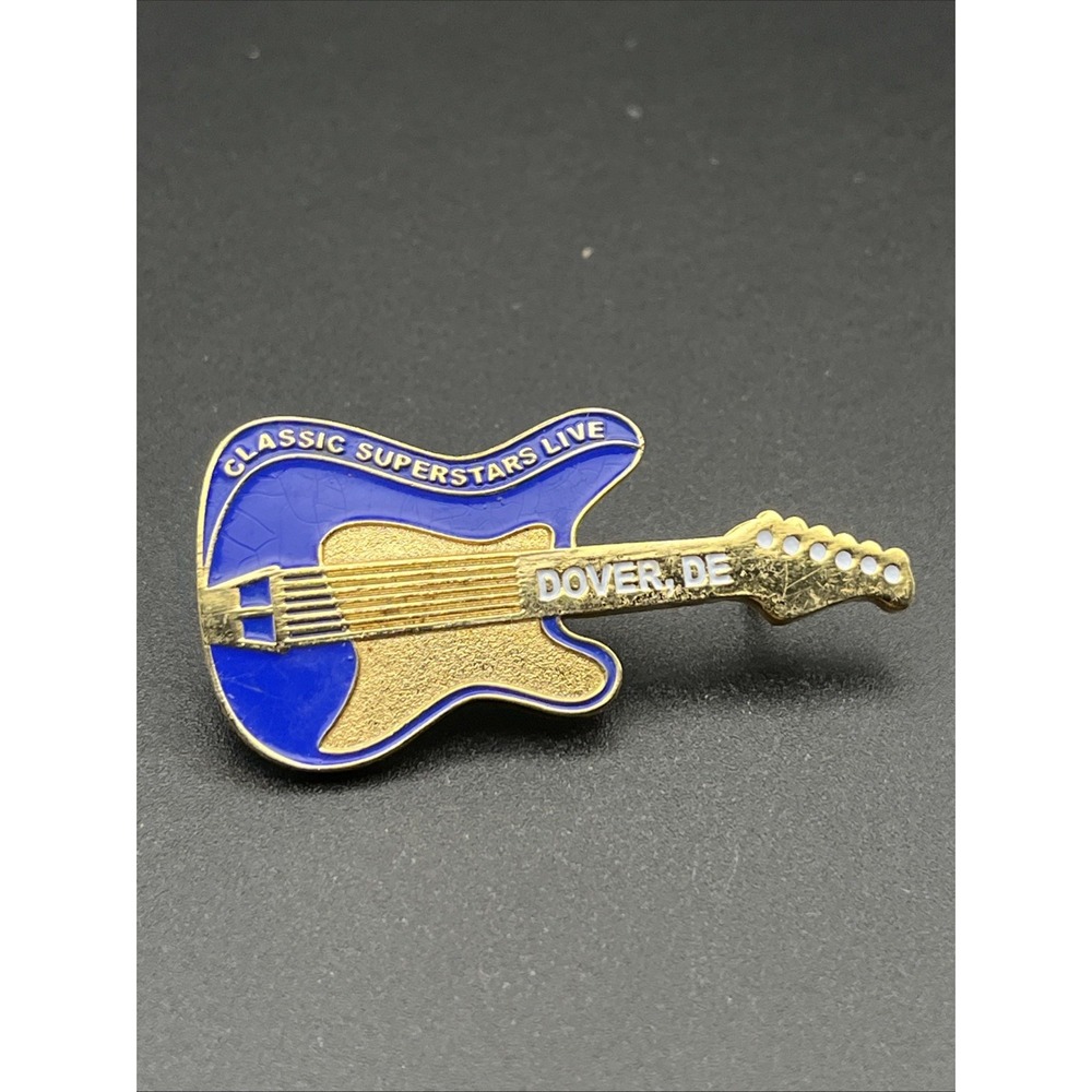 Delaware County Classic‎ Superstars Live Electric Guitar Lapel Hat Pin
